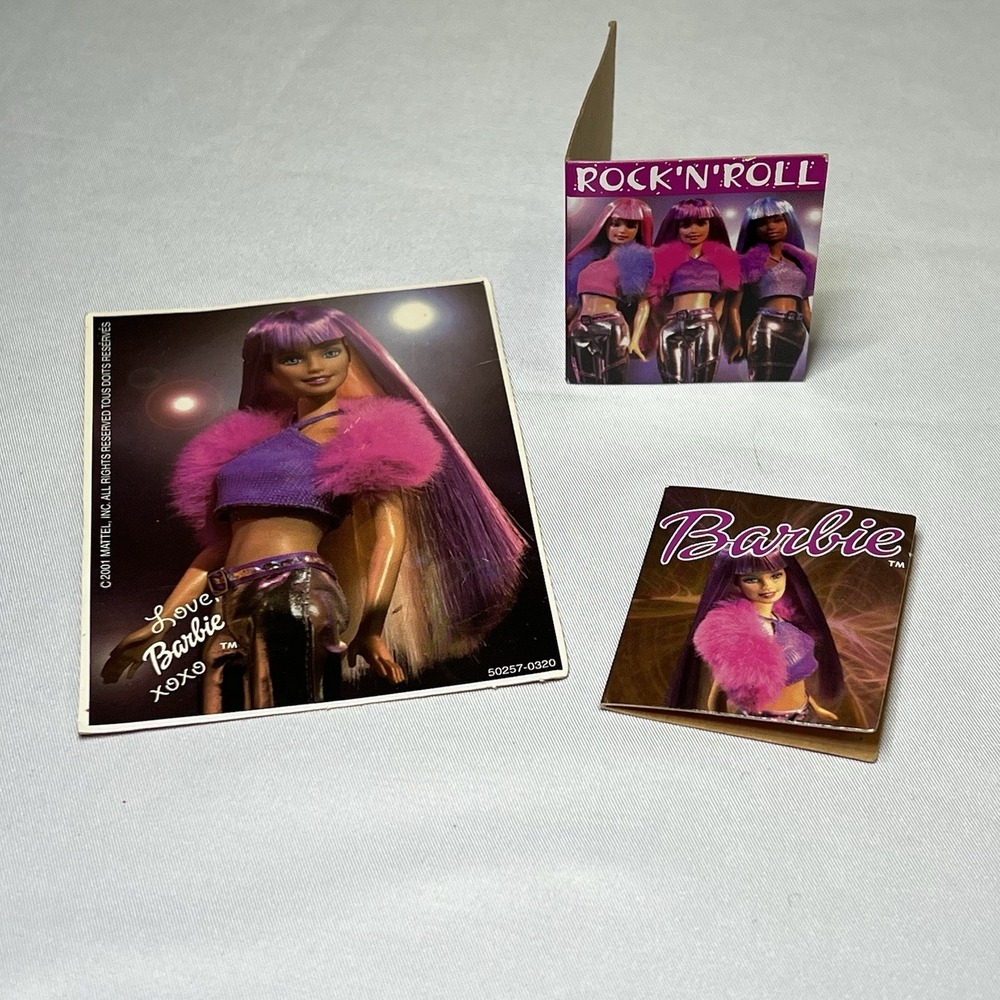 2001 Jam n' Glam Ever‎ Flex Teresa Barbie Doll Paper Cards Flyer Brochure Goods